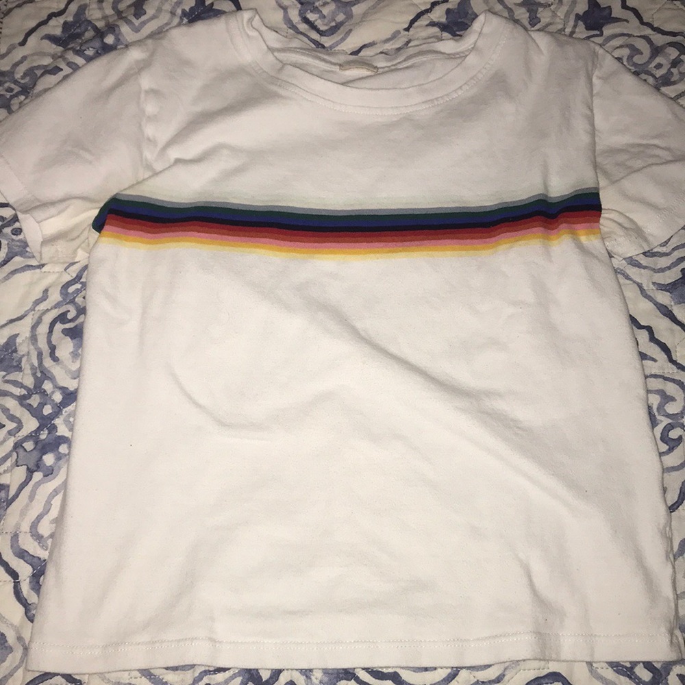 john Galt/brandy mellvile rainbow tee